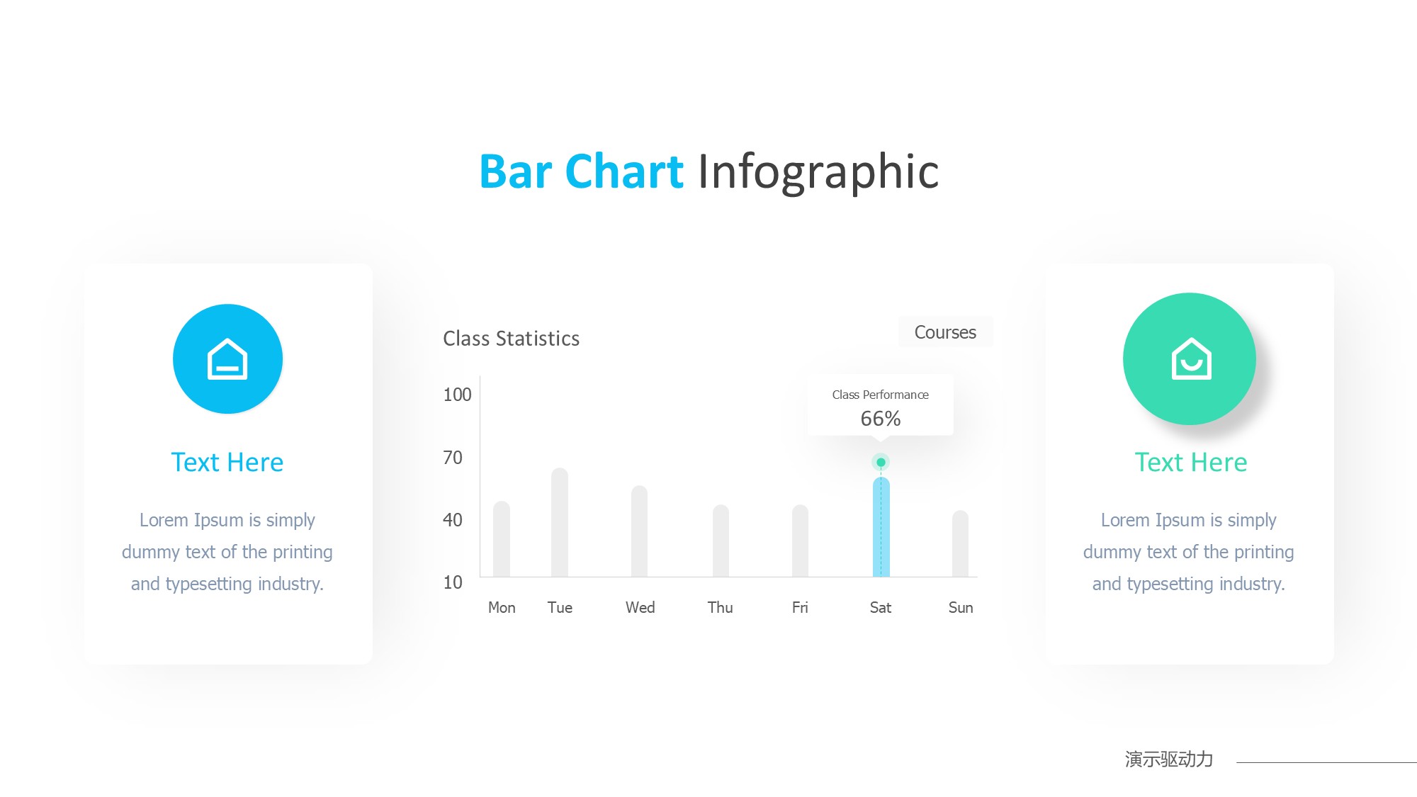 柱状图图表图示PPT模板
