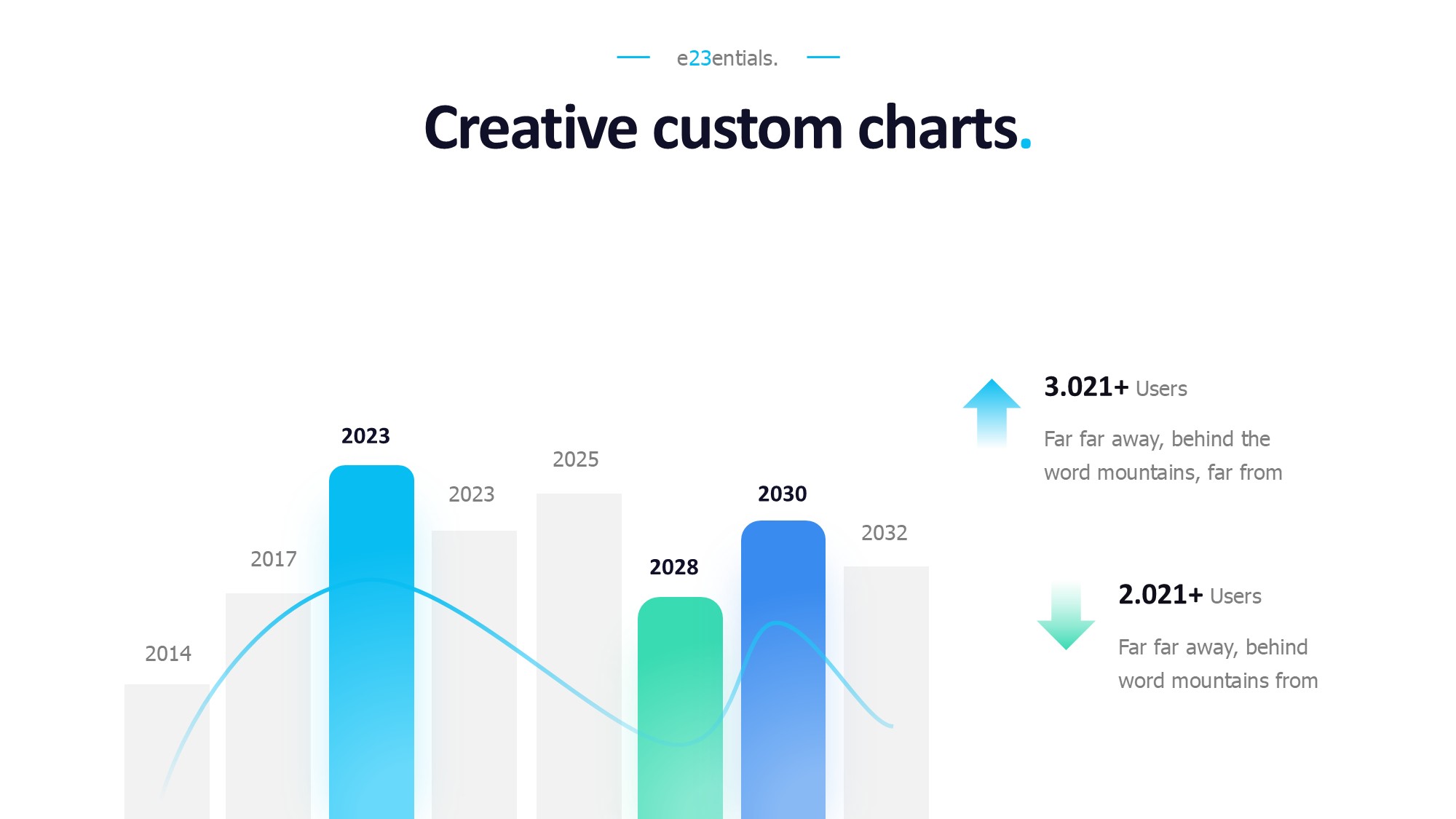 柱状图图表图示PPT模板