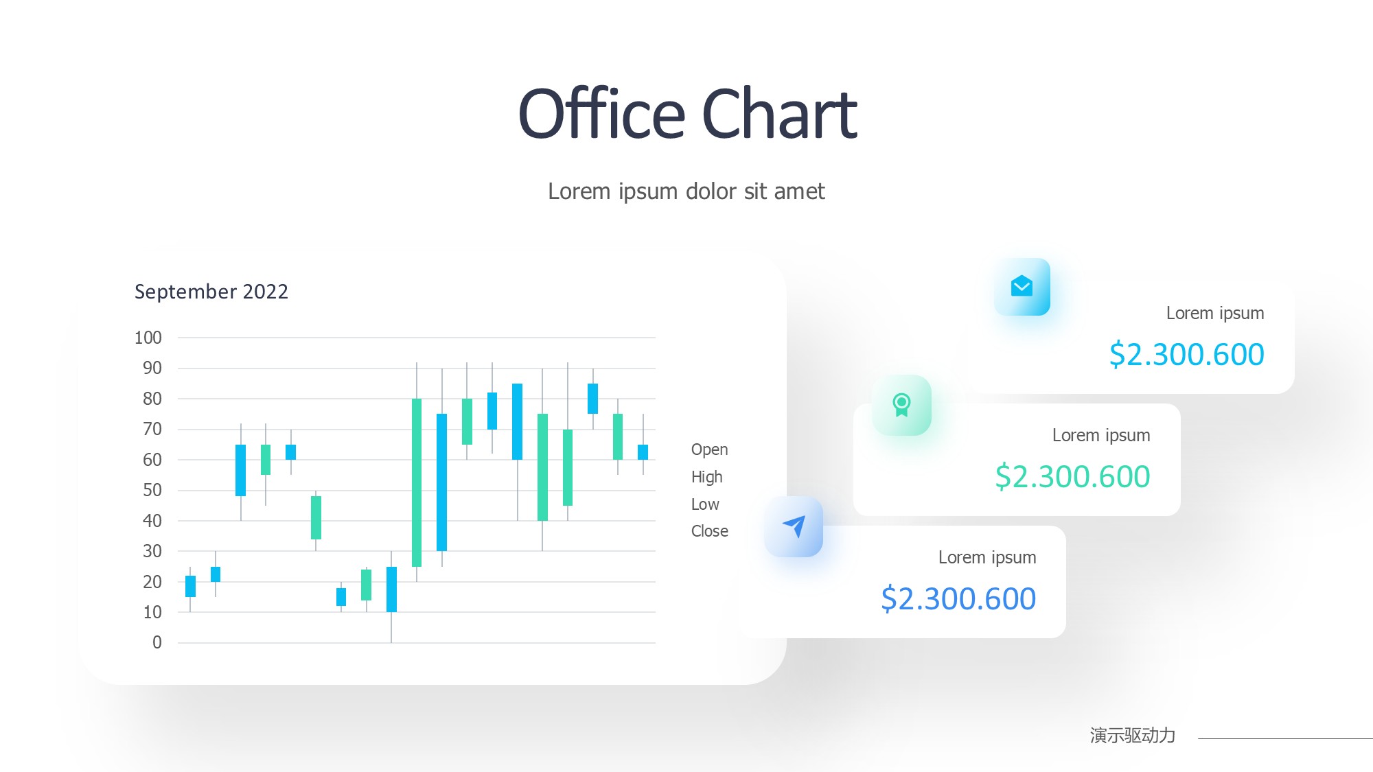 柱状图图表图示PPT模板