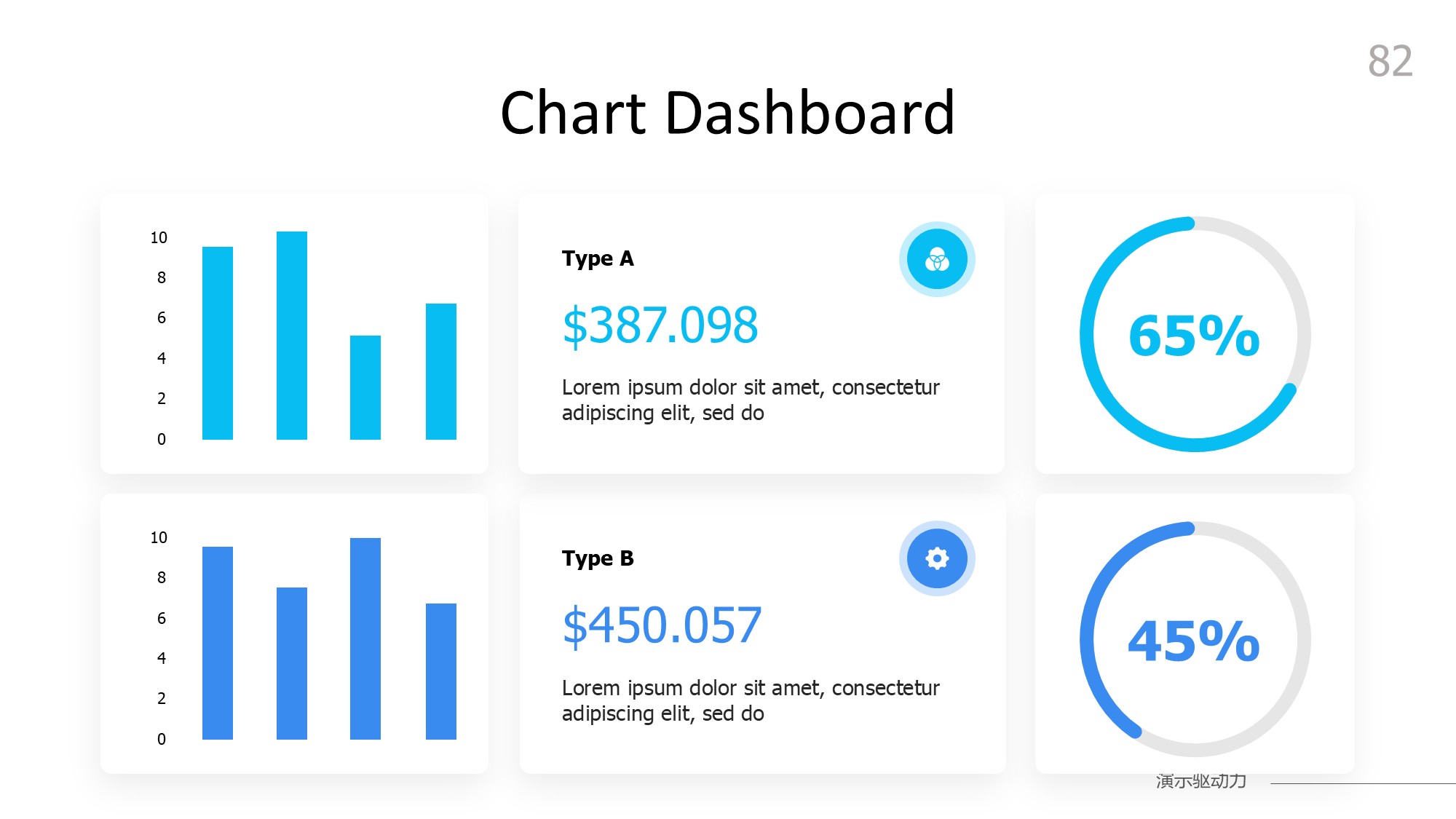 柱状图图表图示PPT模板