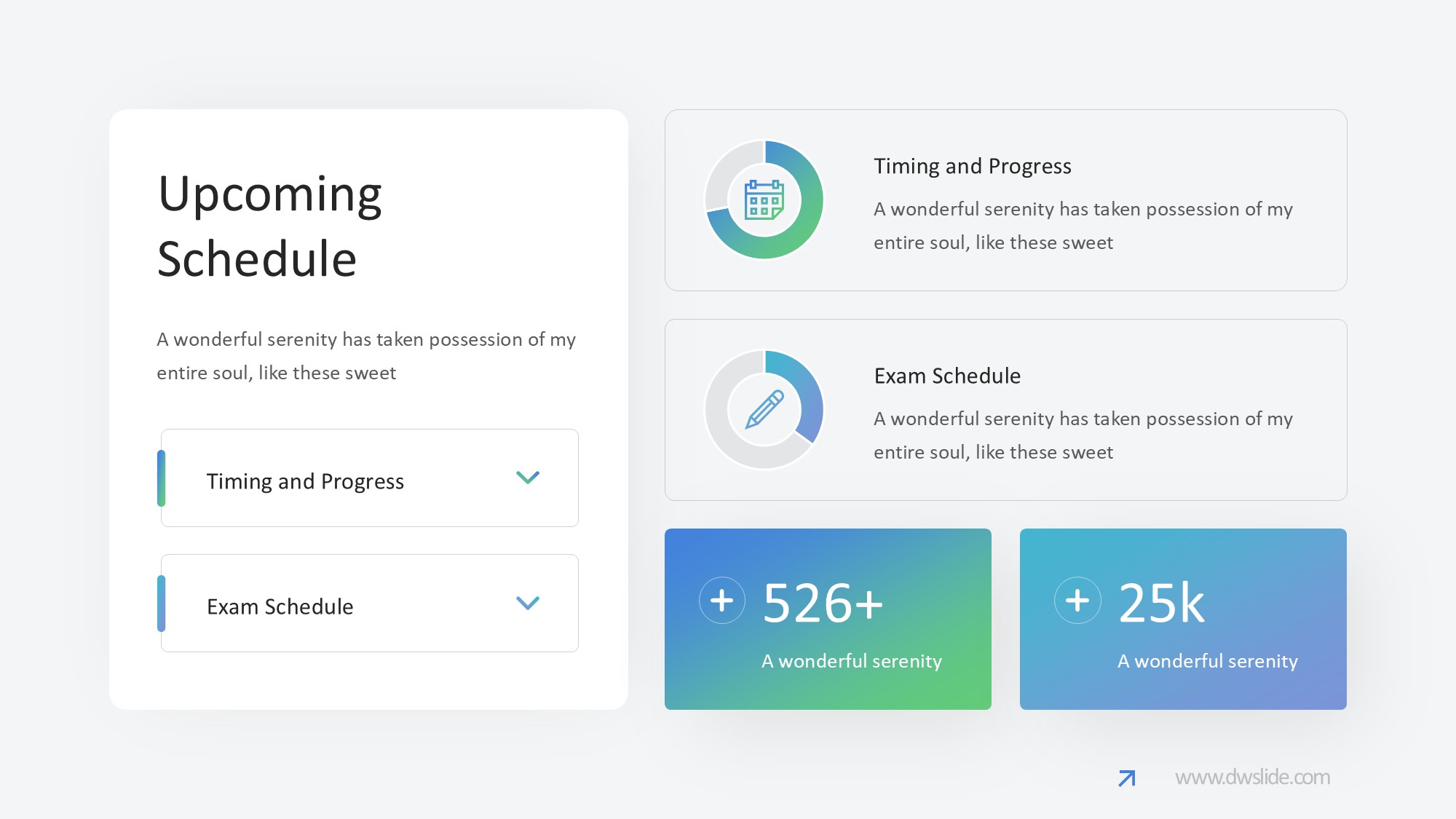 KPI仪表盘图表图示PPT模板
