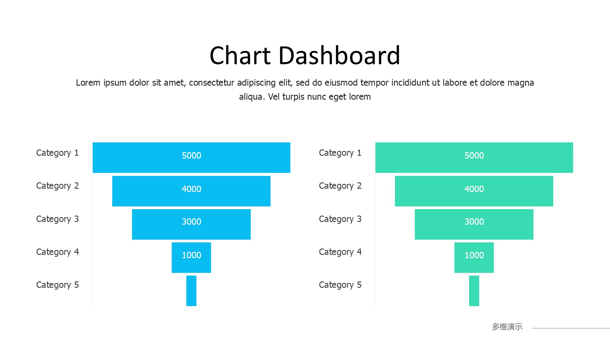 条形图表图示PPT模板