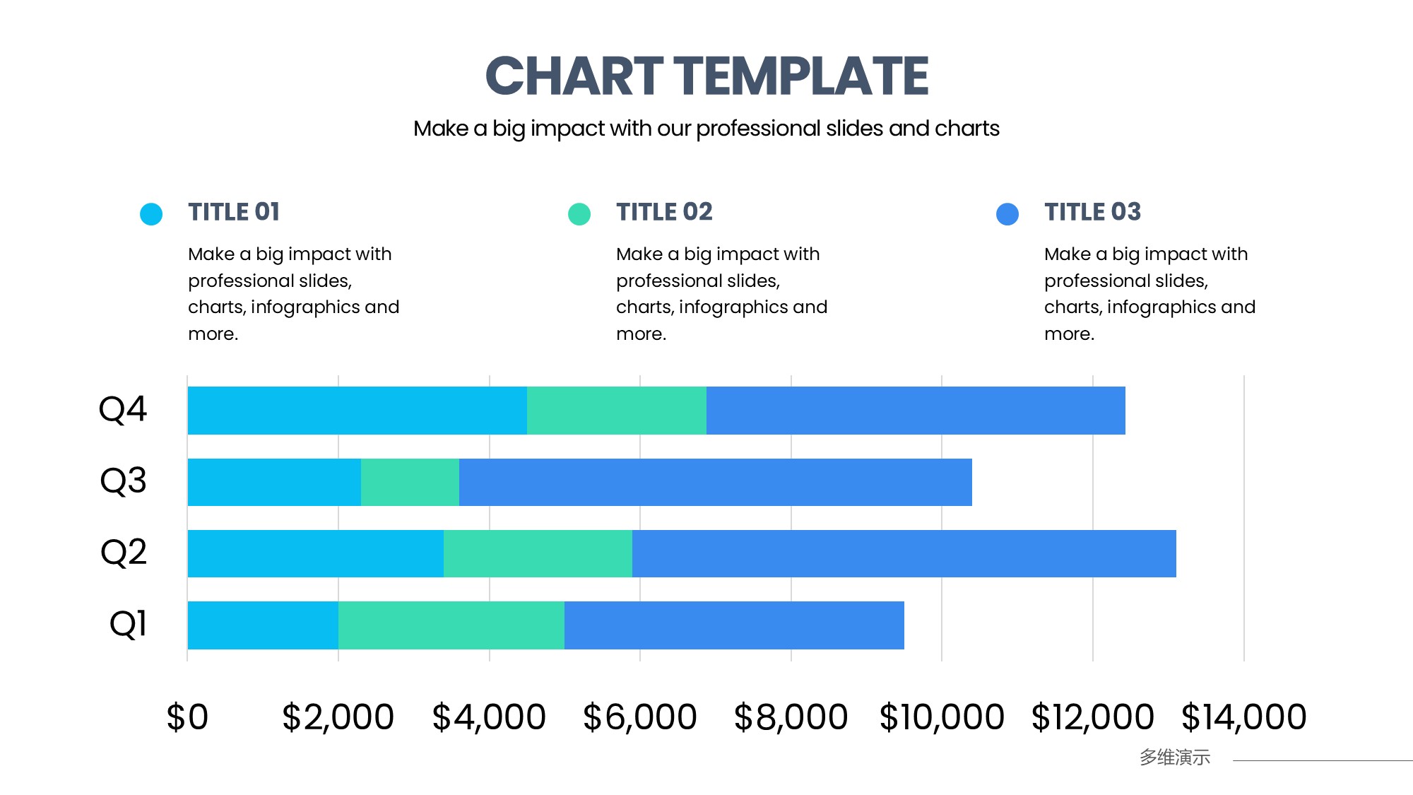 条形图表图示PPT模板
