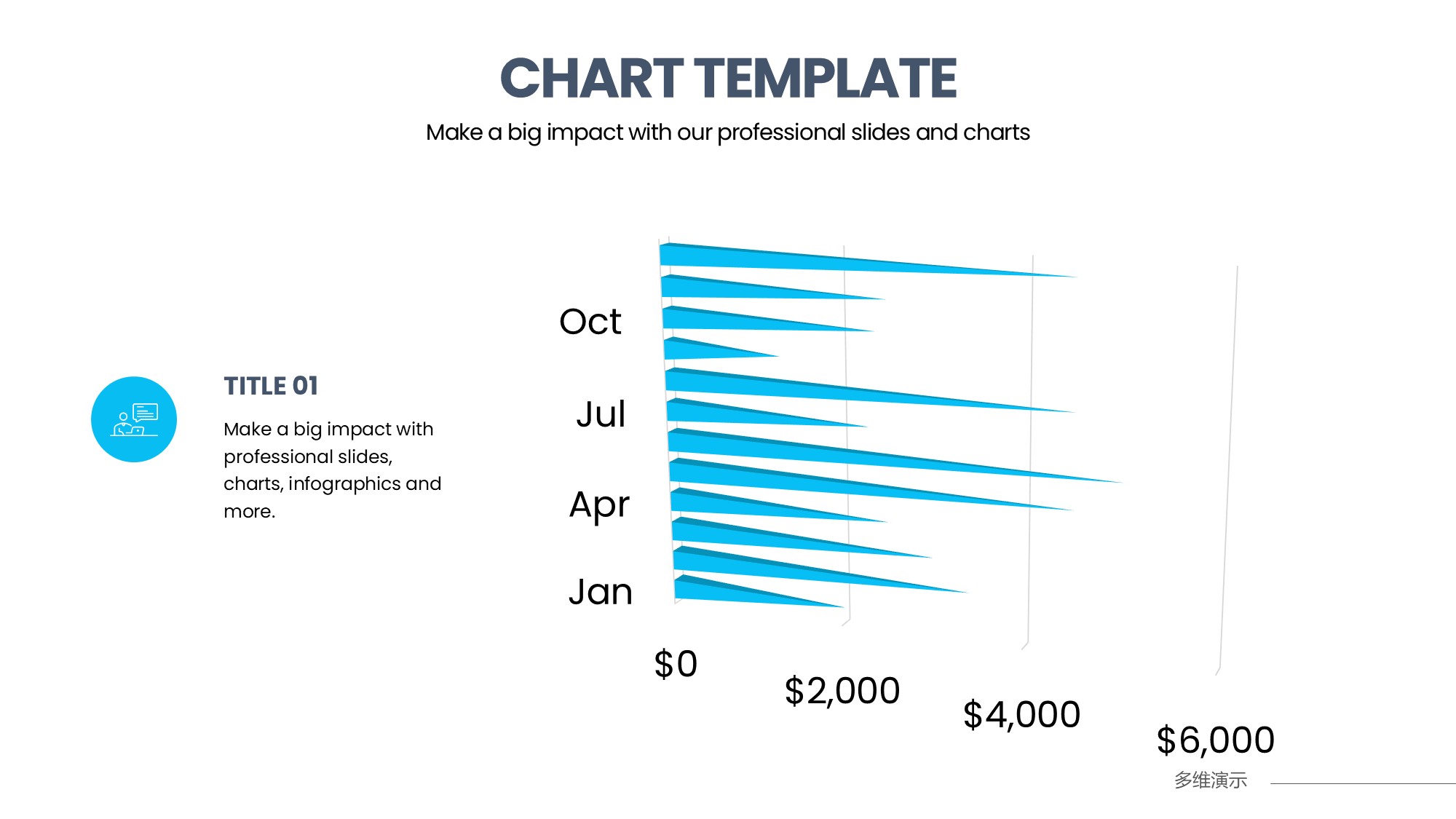 条形图表图示PPT模板