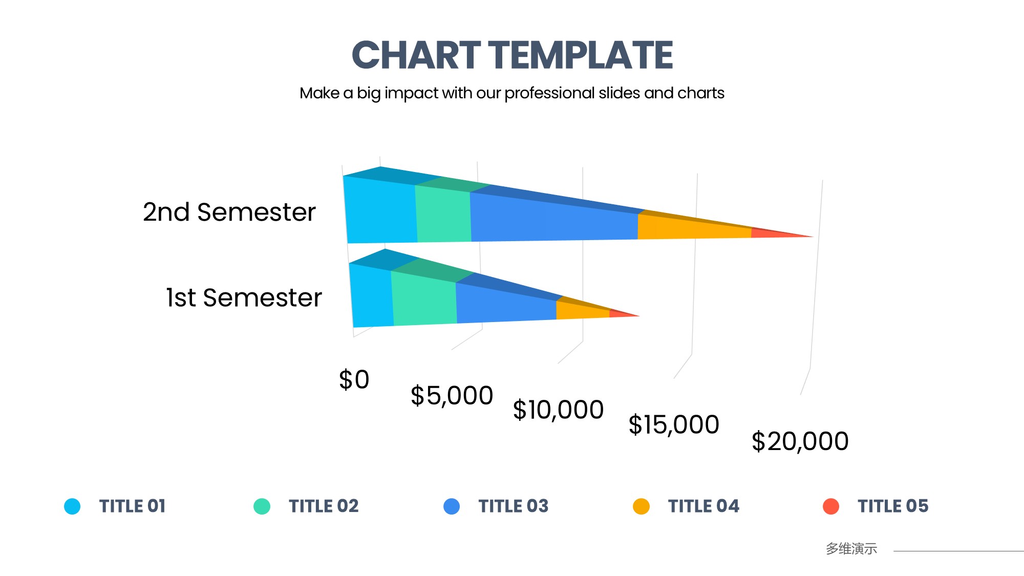 条形图表图示PPT模板