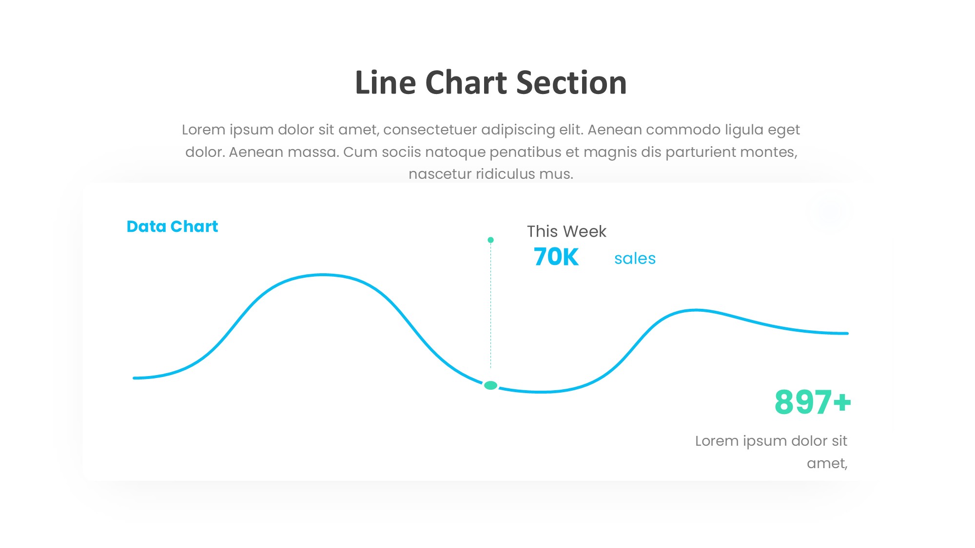 折线图表图示PPT模板