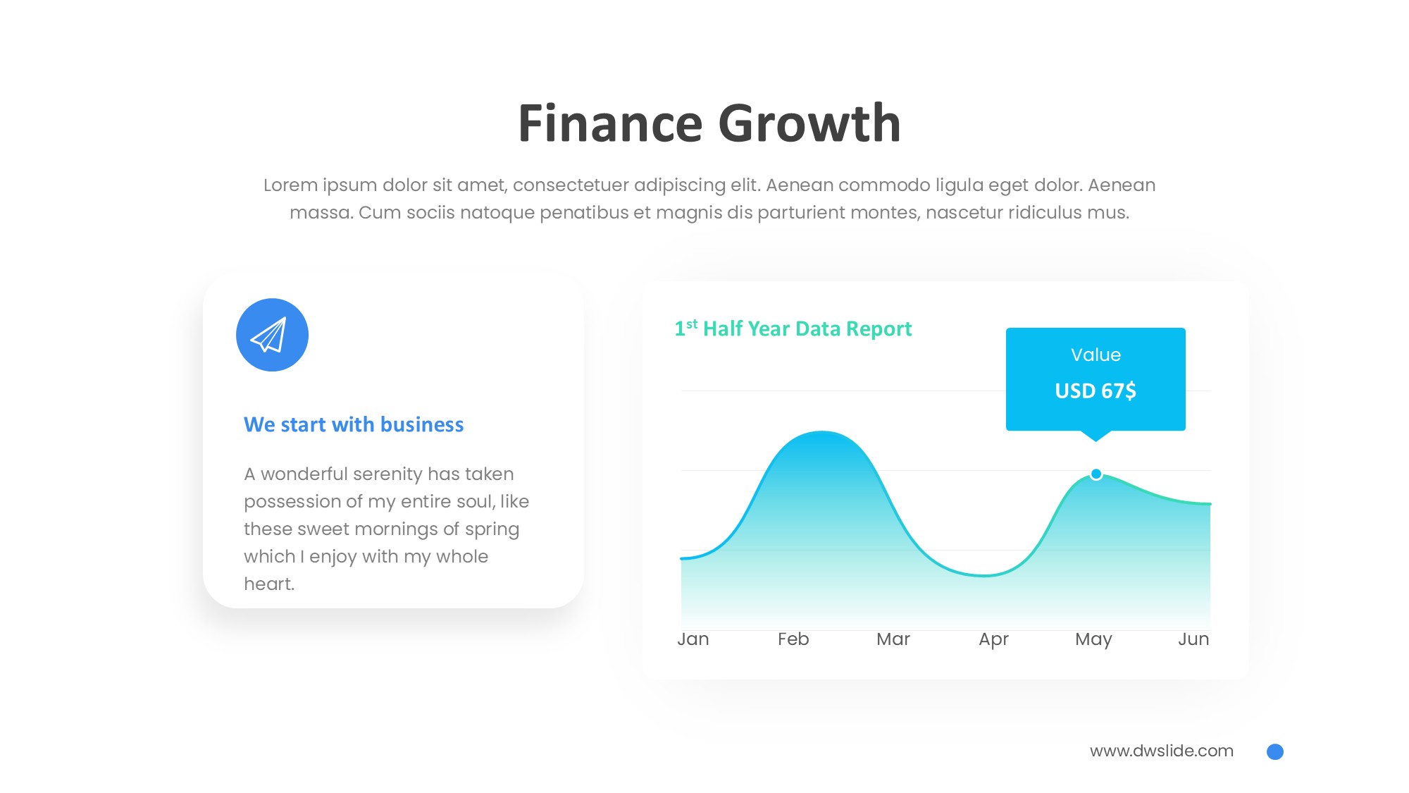 折线图表图示PPT模板