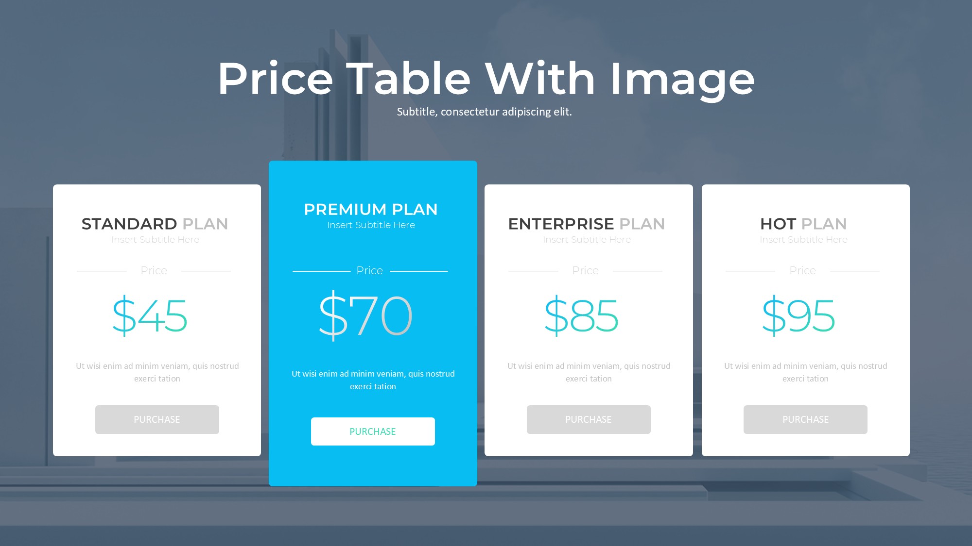价格信息图示PPT模板