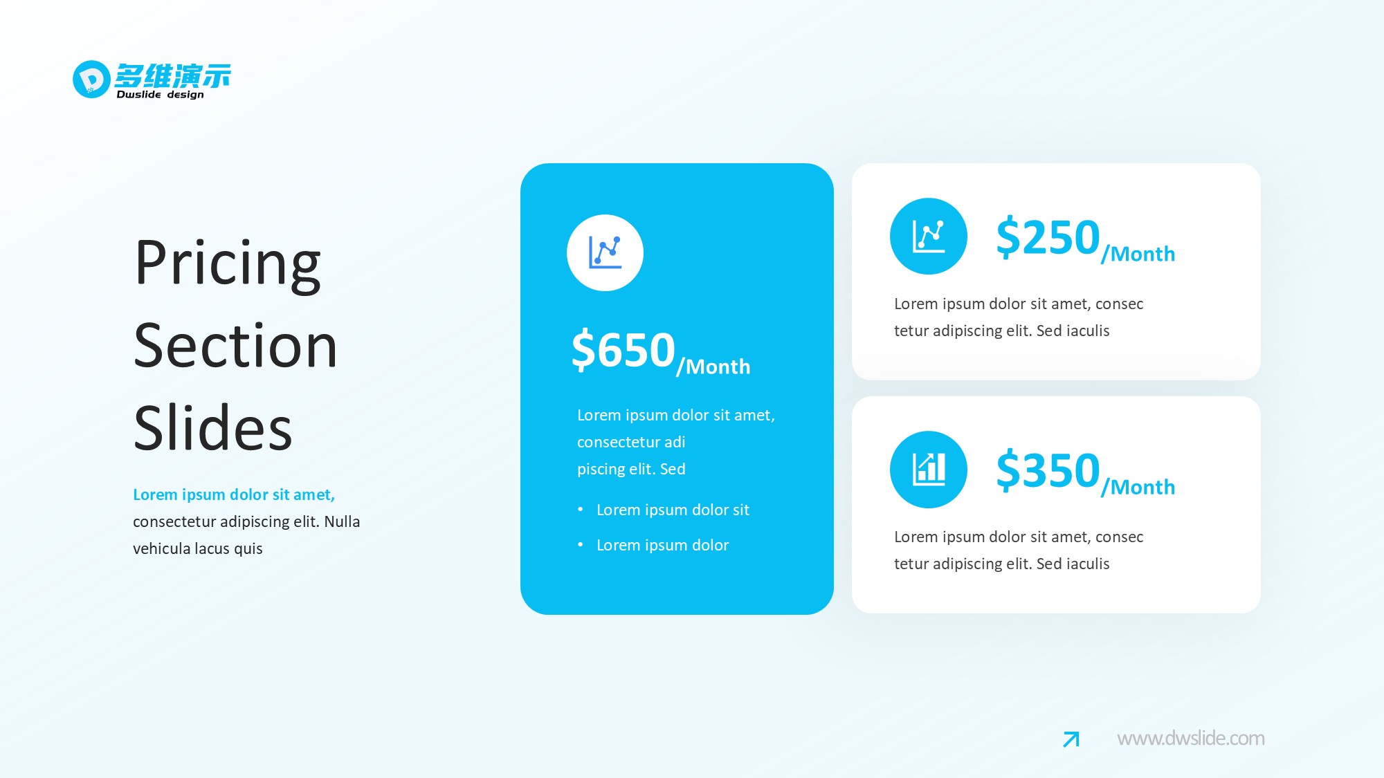 价格信息图示PPT模板