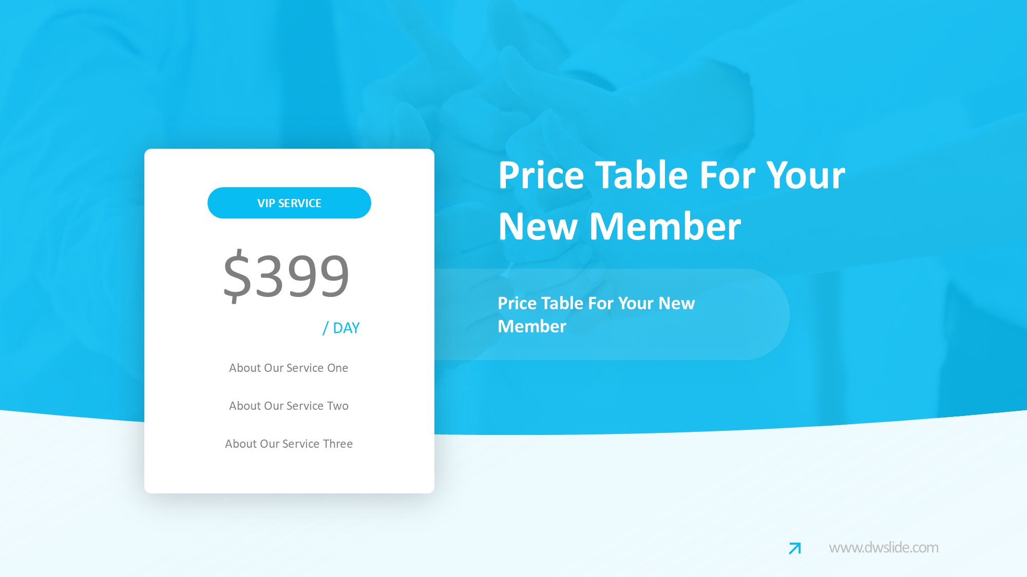 价格信息图示PPT模板