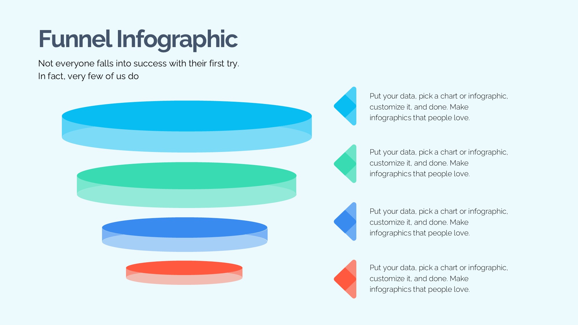 锥形漏斗过滤信息图示PPT模板