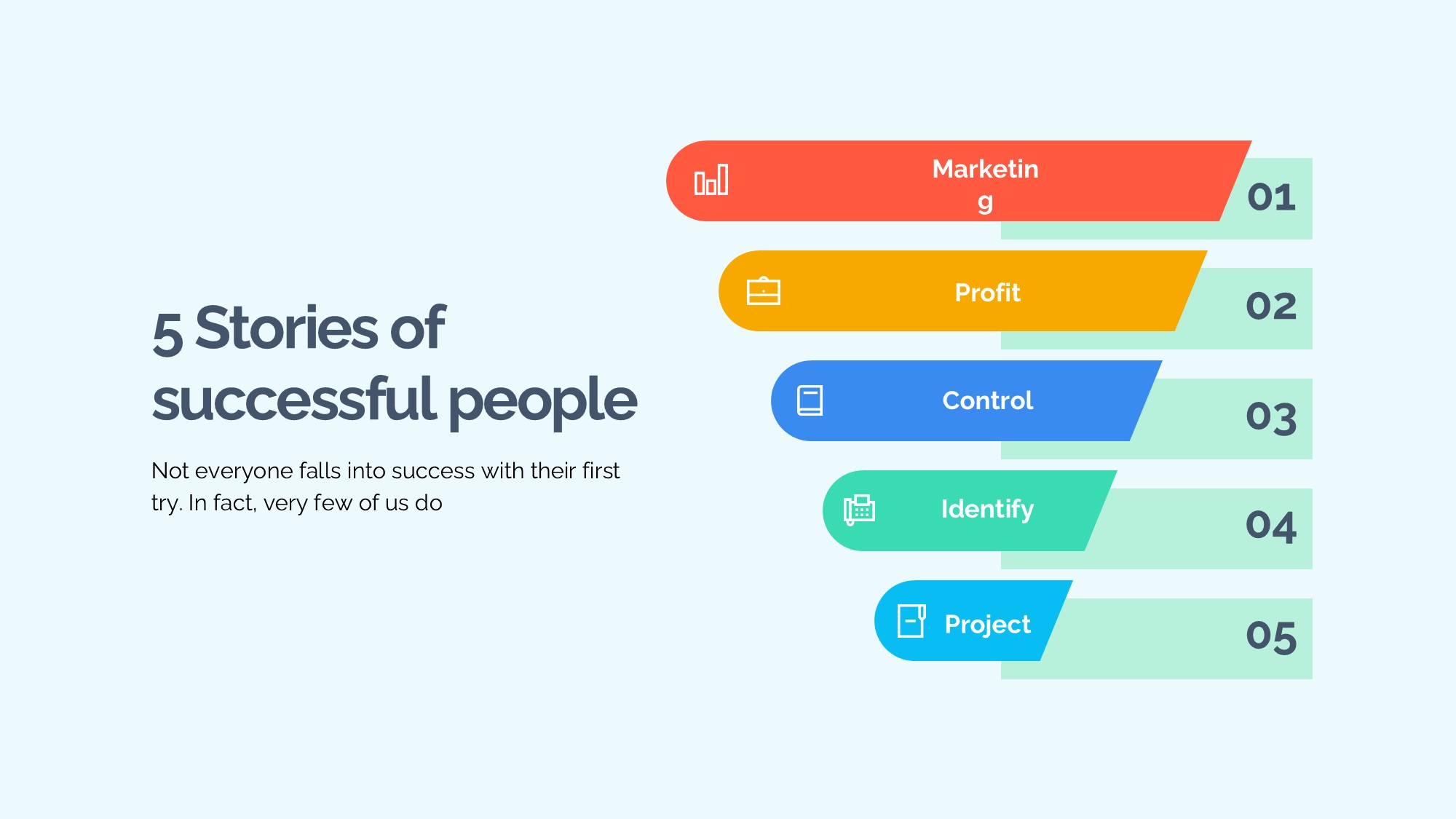 锥形漏斗过滤信息图示PPT模板