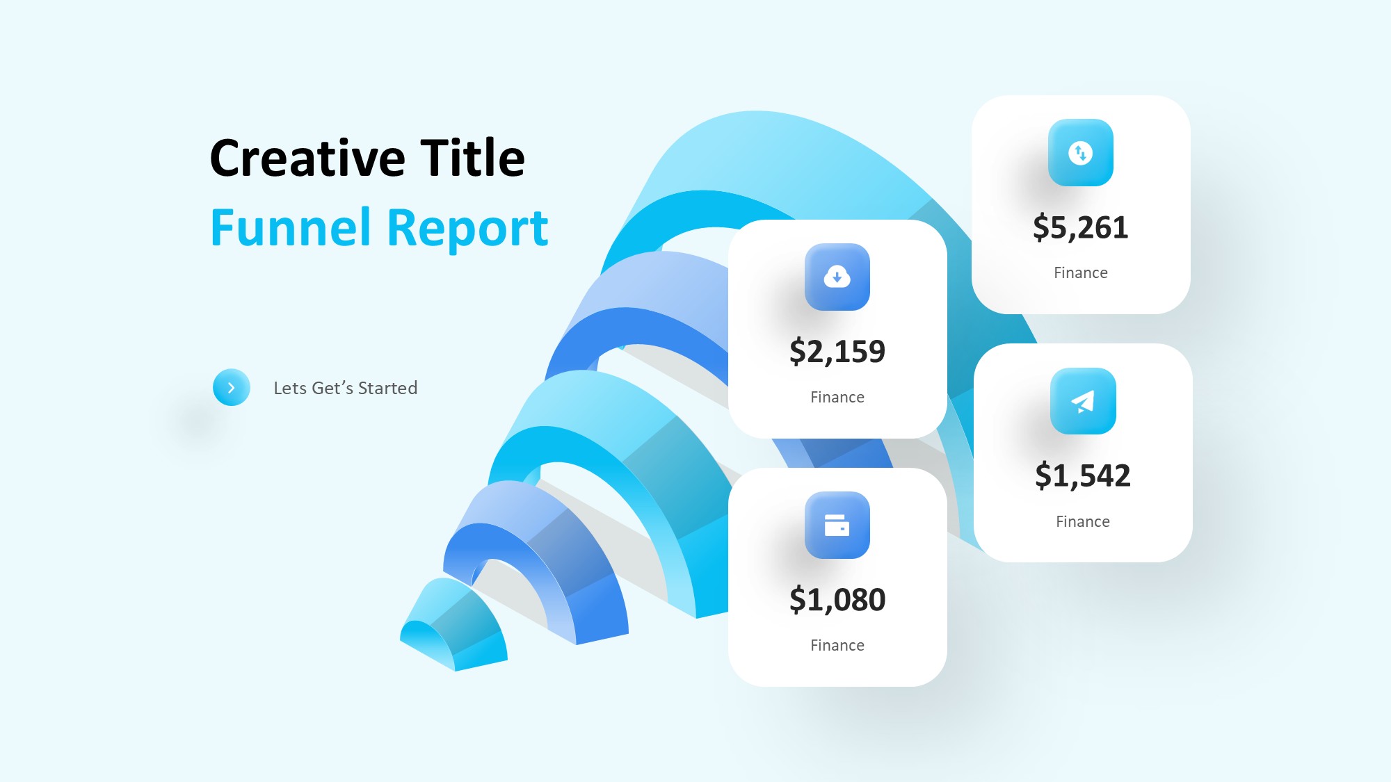 锥形漏斗过滤信息图示PPT模板