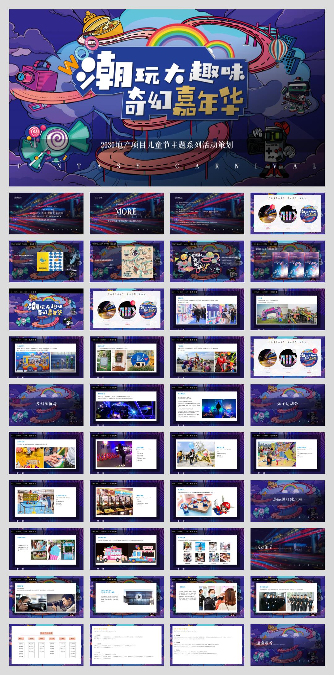 “潮玩嘉年华”2030地产项目儿童节主题系列活动策划.pptx