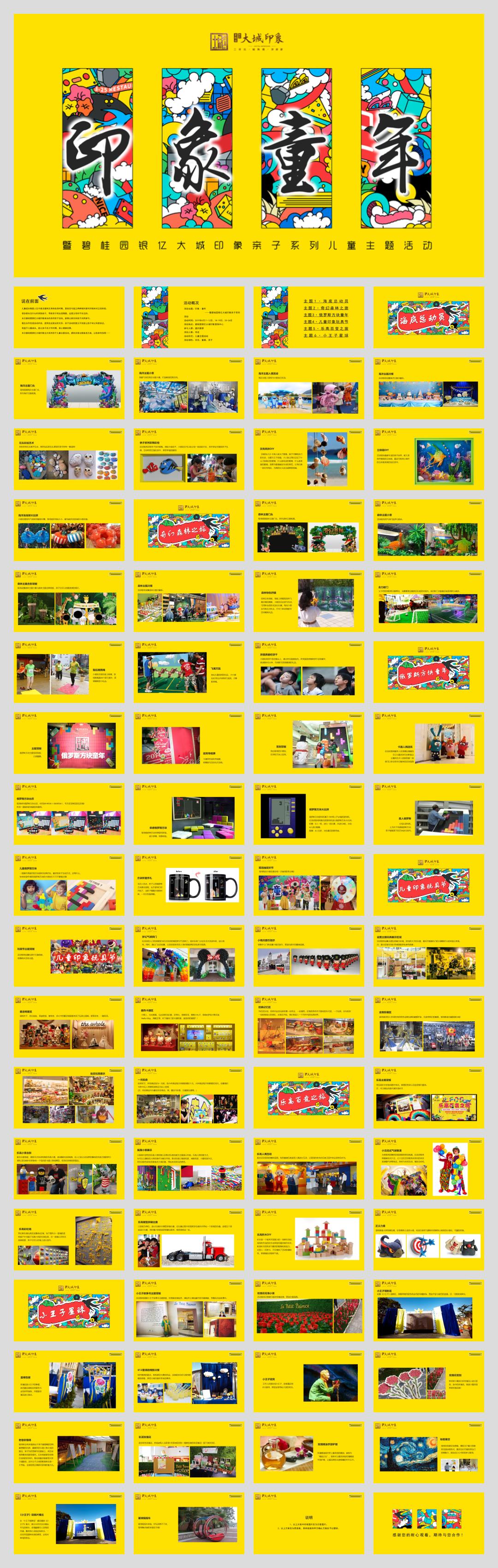 2019碧桂园银亿大城印象亲子系列儿童主题活动策划方案-73P.pptx