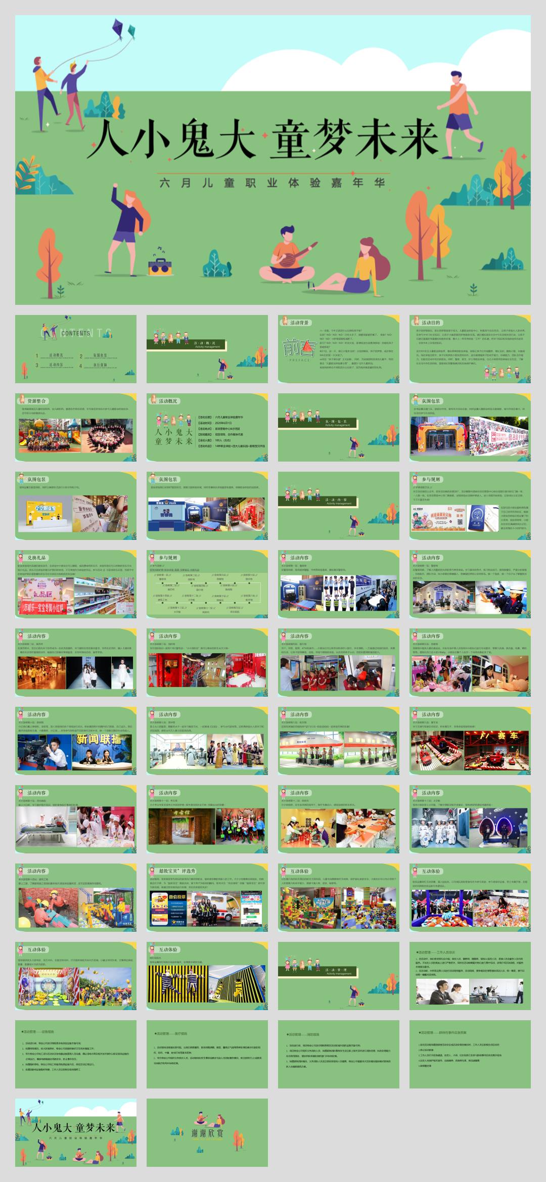 2020-地产项目「人小鬼大 童梦未来」儿童职业体验嘉年华活动策划方案-42页.pptx
