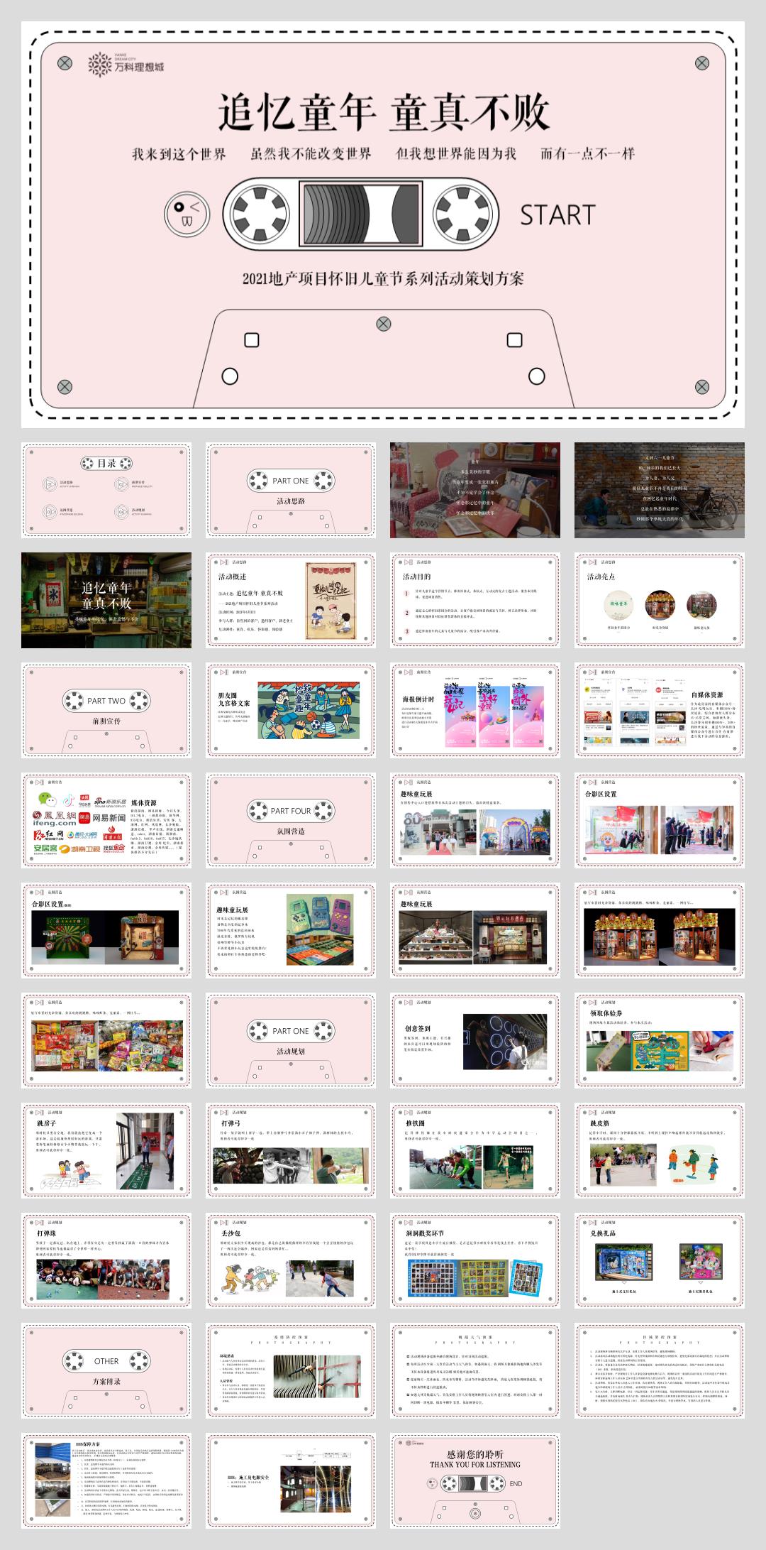 2021地产项目怀旧儿童节系列（追忆童年 童真不败主题）活动策划方案-40P.pptx