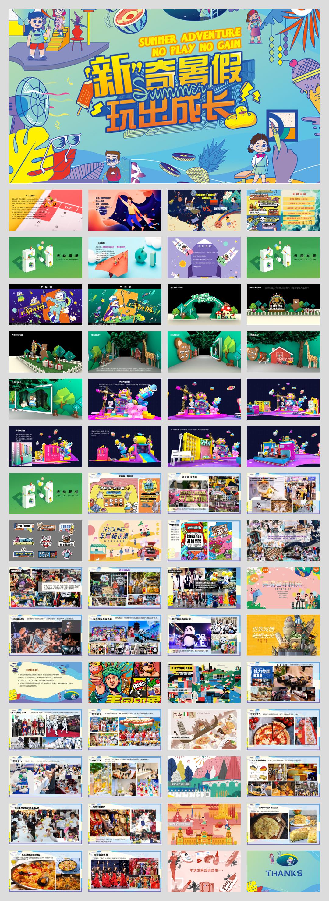 2021-商业广场儿童节特别「新奇暑假 玩出成长主题」企划活动-61页.pptx