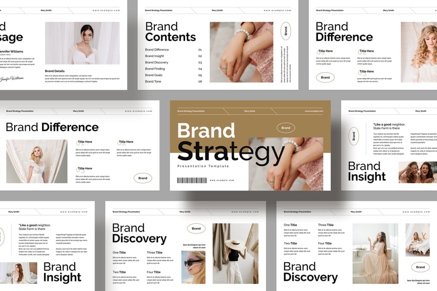 品牌战略PPT模板 (PPTX)