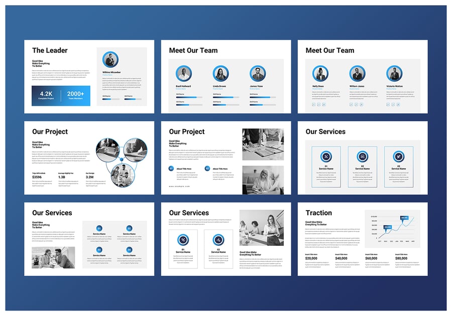 创意商业演示模板PPT模板 （PPTX）