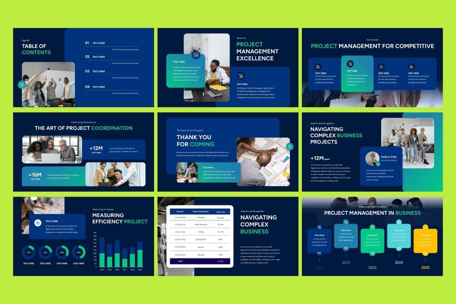 生物科学教育黑暗版- PPT模板 (PPTX)