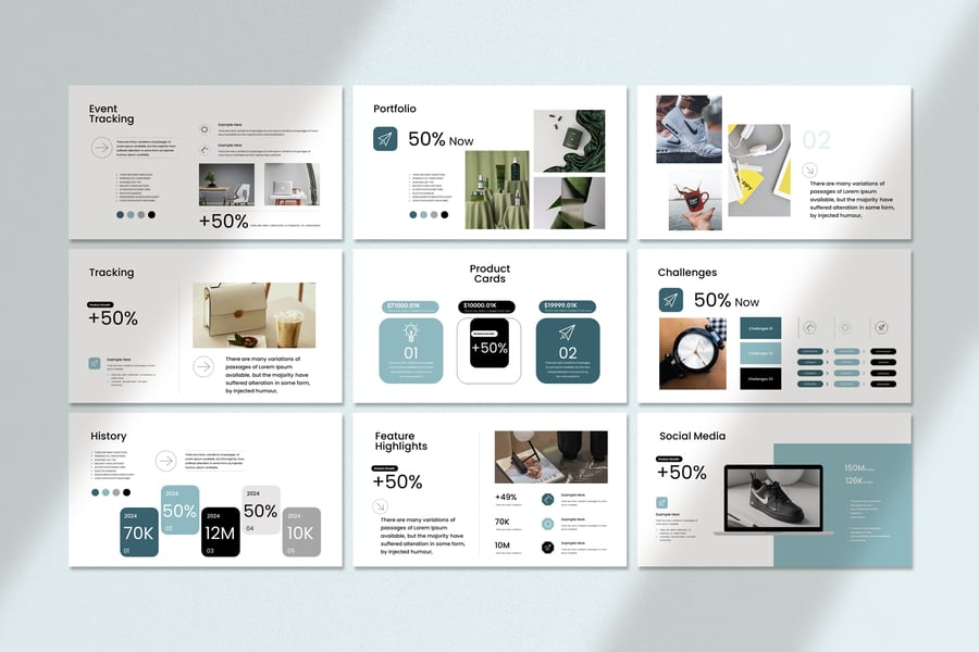 产品路线图演示PPT模板（PPTX）