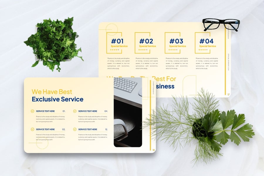 经济PowerPoint模板 (PPTX)