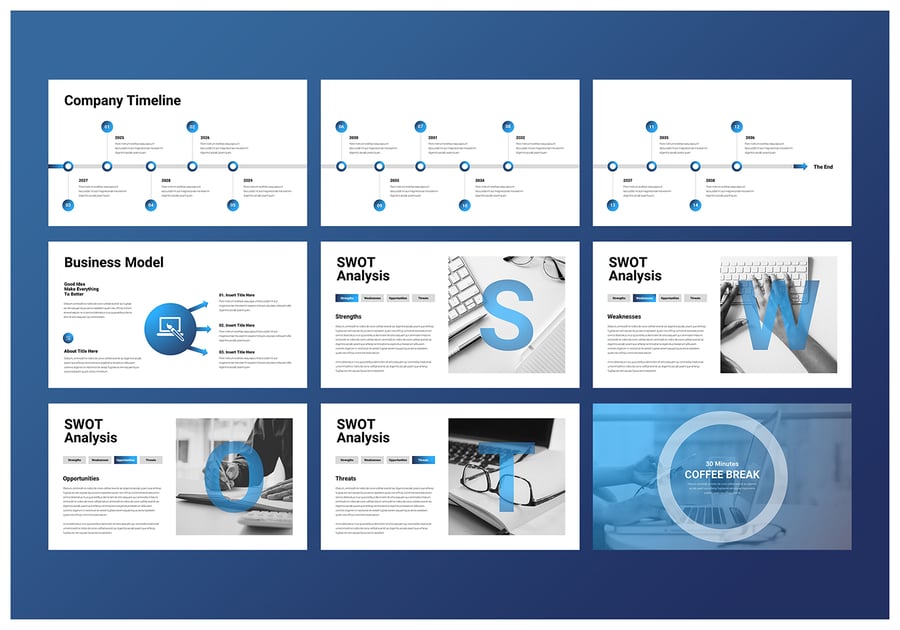 创意商业演示模板PPT模板 （PPTX）