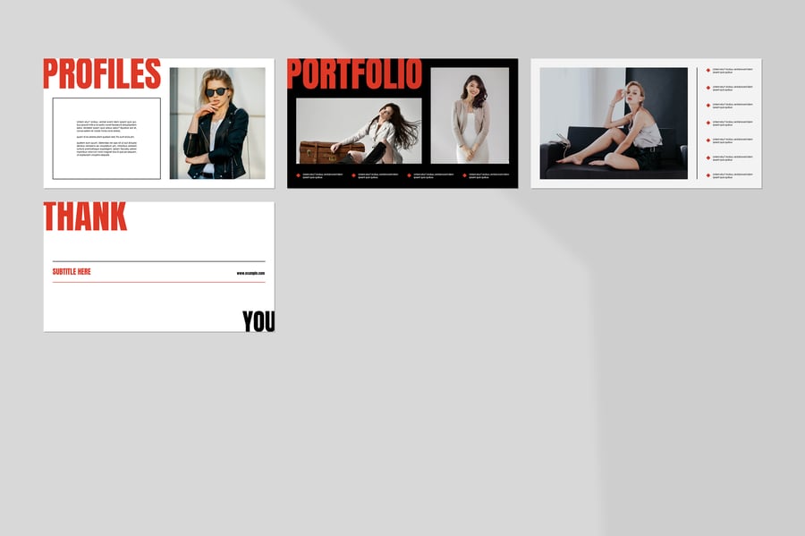 极简主义多功能PPT模板 (PPTX)