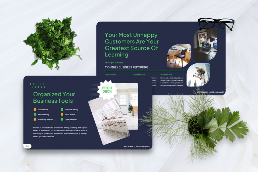 作品集、摄影，也可用于个人作品集PPT模板 (PPTX)