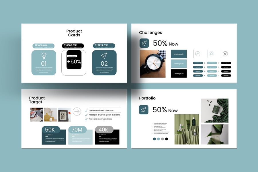 产品路线图演示PPT模板（PPTX）