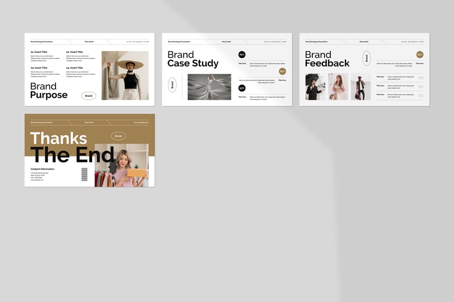 品牌战略PPT模板 (PPTX)