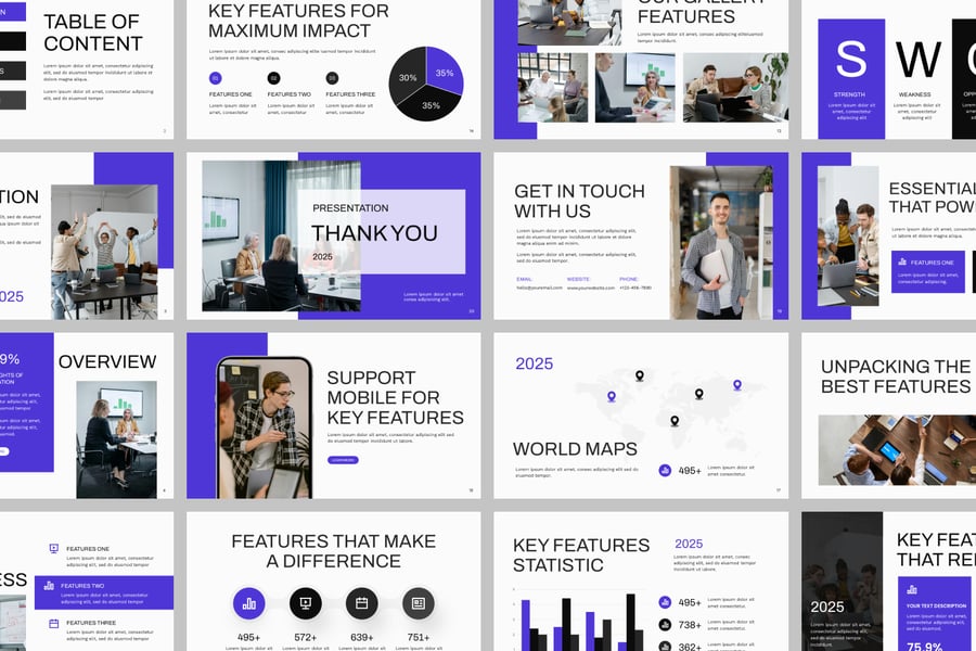 主要特点宣传PPT模板 (PPTX)