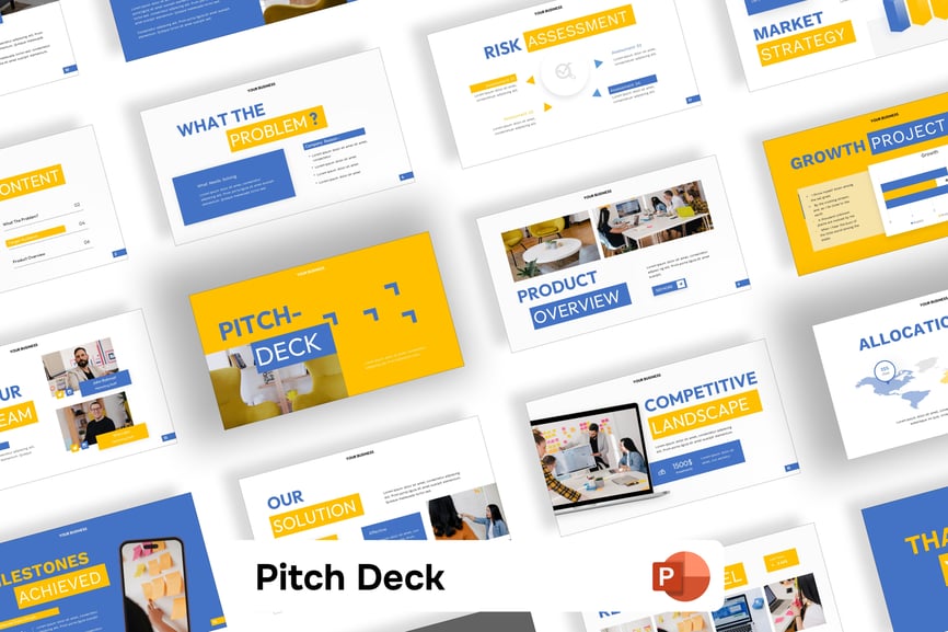 创意宣传材料PPT模板 (PPTX)