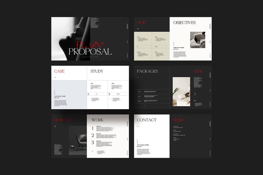 品牌提案模板 (PPTX)