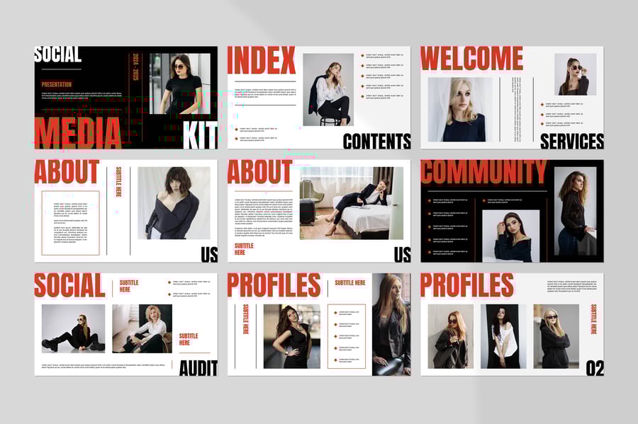 极简主义多功能PPT模板 (PPTX)