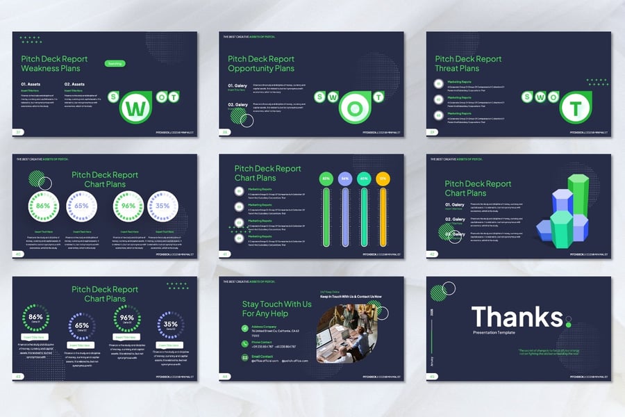 作品集、摄影，也可用于个人作品集PPT模板 (PPTX)