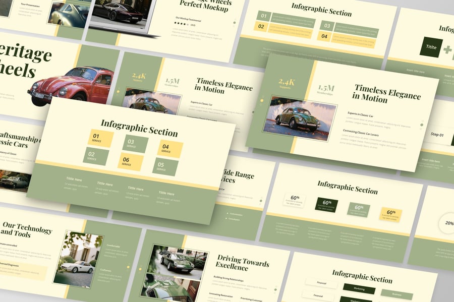 -汽车PPT模板 (PPTX)