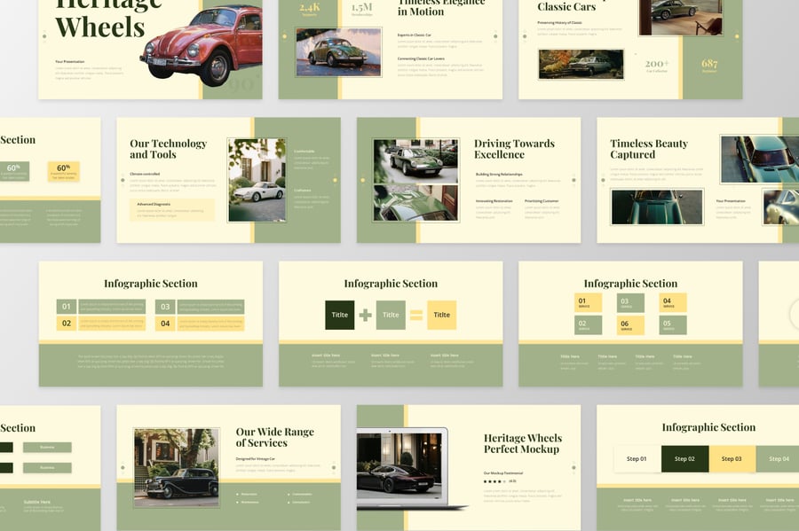 -汽车PPT模板 (PPTX)