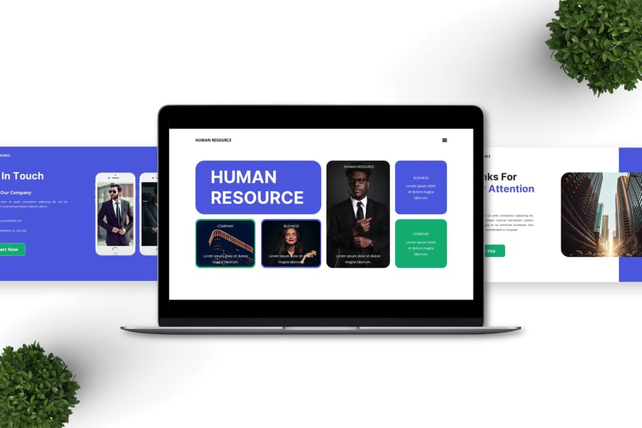 人力资源-业务PPT模板 (PPTX)