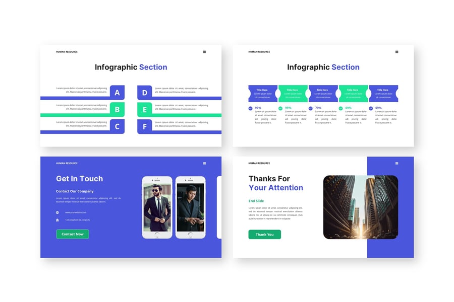 人力资源-业务PPT模板 (PPTX)