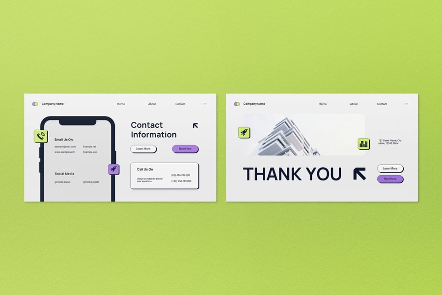 紫色Neo商业投资PPT (PPT,PPTX)