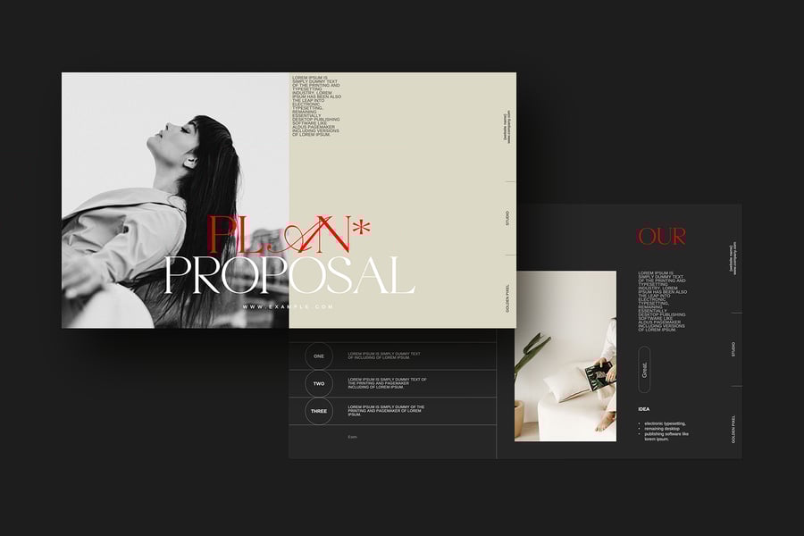 品牌提案模板 (PPTX)