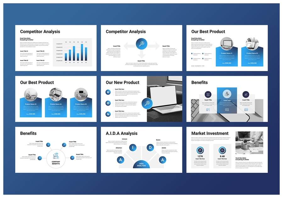 创意商业演示模板PPT模板 （PPTX）