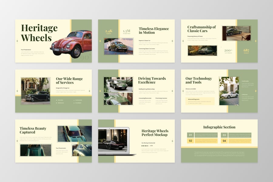 -汽车PPT模板 (PPTX)