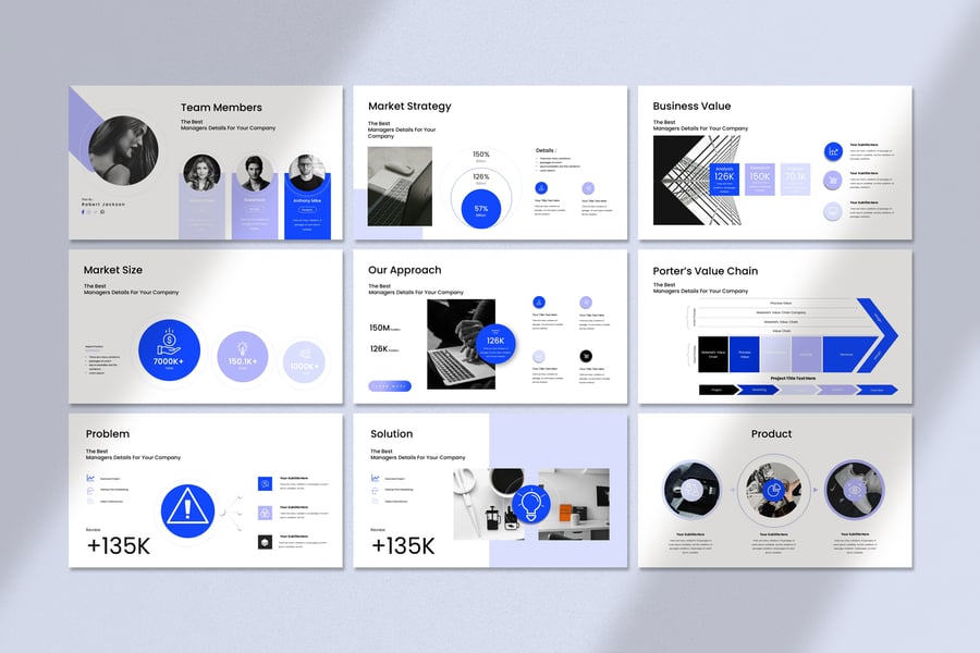 初创公司推介演示PPT模板 (PPTX)