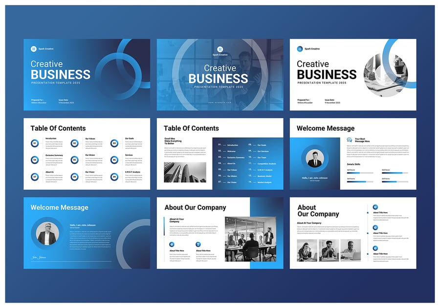 创意商业演示模板PPT模板 （PPTX）