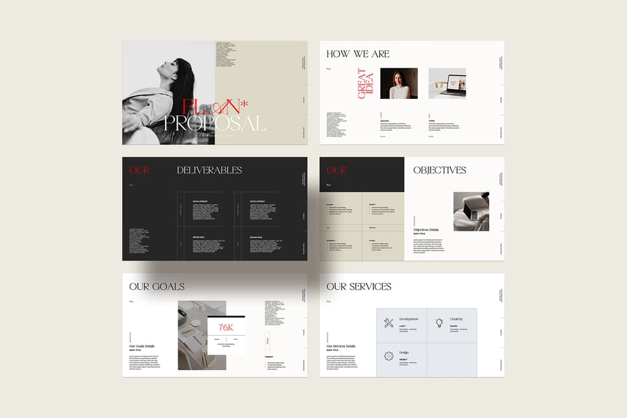 品牌提案模板 (PPTX)