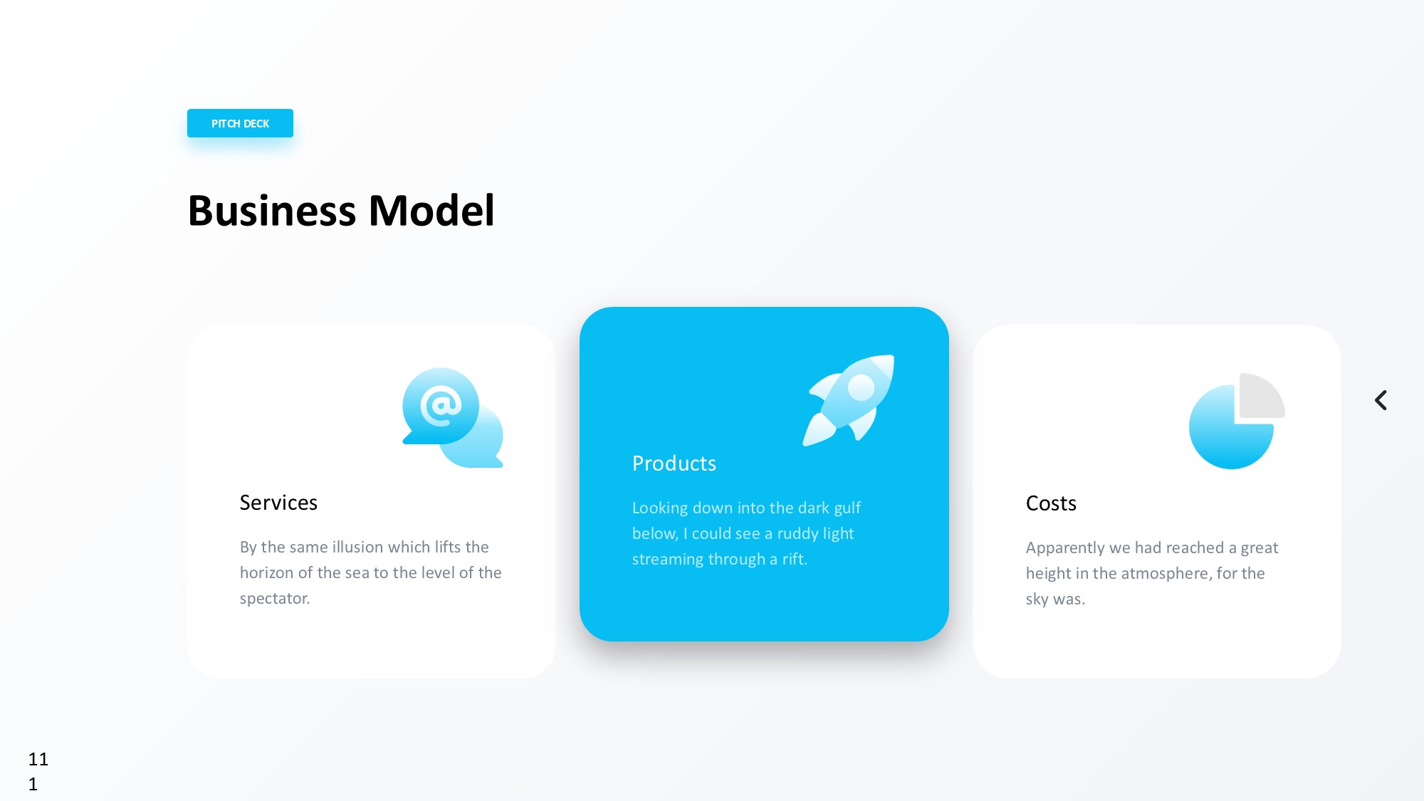 火箭图形信息图示PPT模板