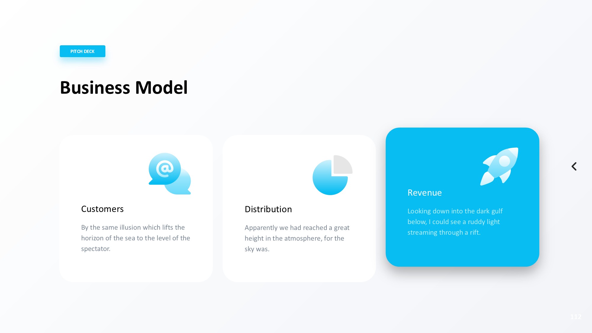 火箭图形信息图示PPT模板